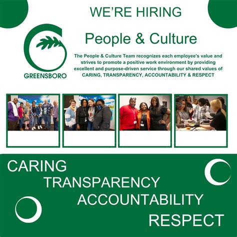 city of greensboro jobs|People & Culture .